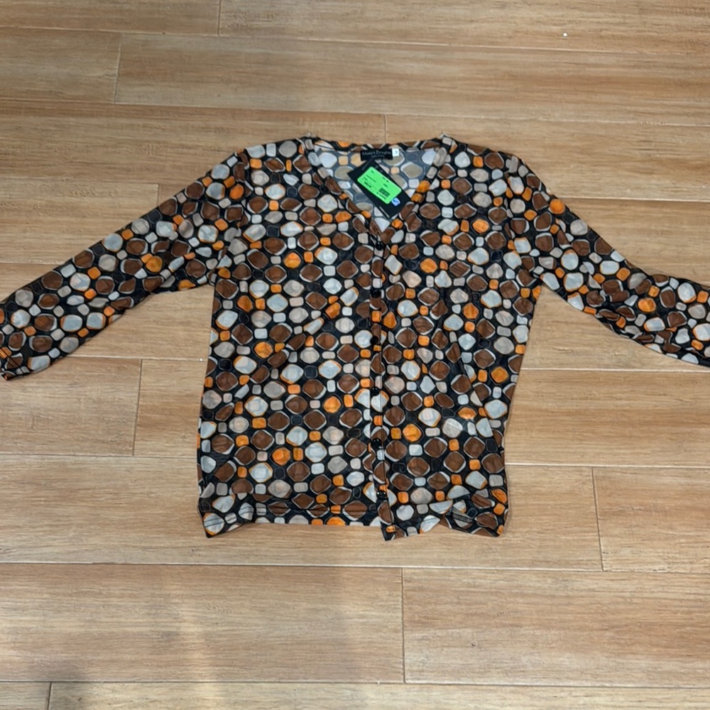Geometric Patterned Blouse